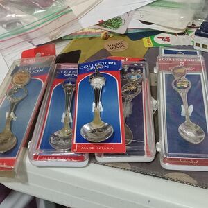 Souvenir CALIFORNIA 5 SPOONS Los Angeles San Francisco San Diego